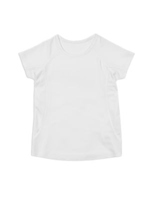 Girls performance Panelled T-shirt with Active Sport&trade;